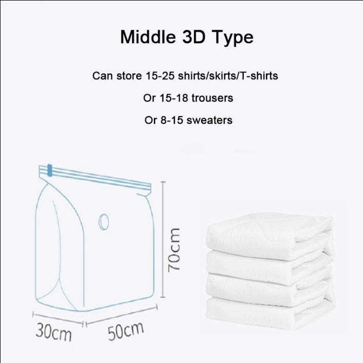 🎁Last Day 50% OFF🎉Vacuum-free three-second compression 3D storage bag