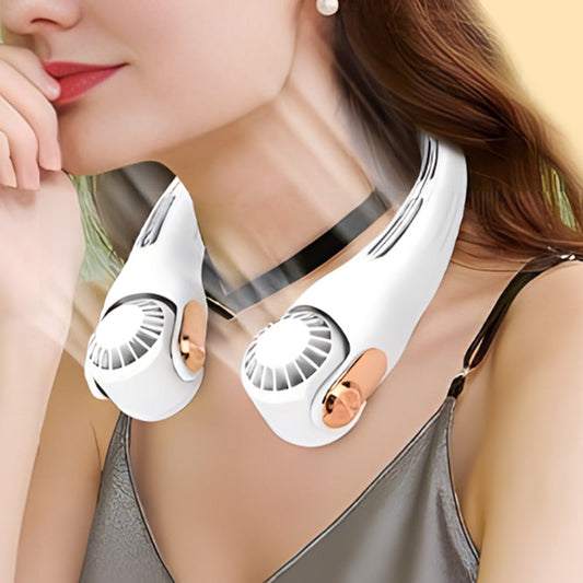 🥳2026 HOT SALE🥳💨 Neck Air Conditioner Fan – Ultra-Quiet, Portable & 360° Rotating – Perfect for Summer 🌞