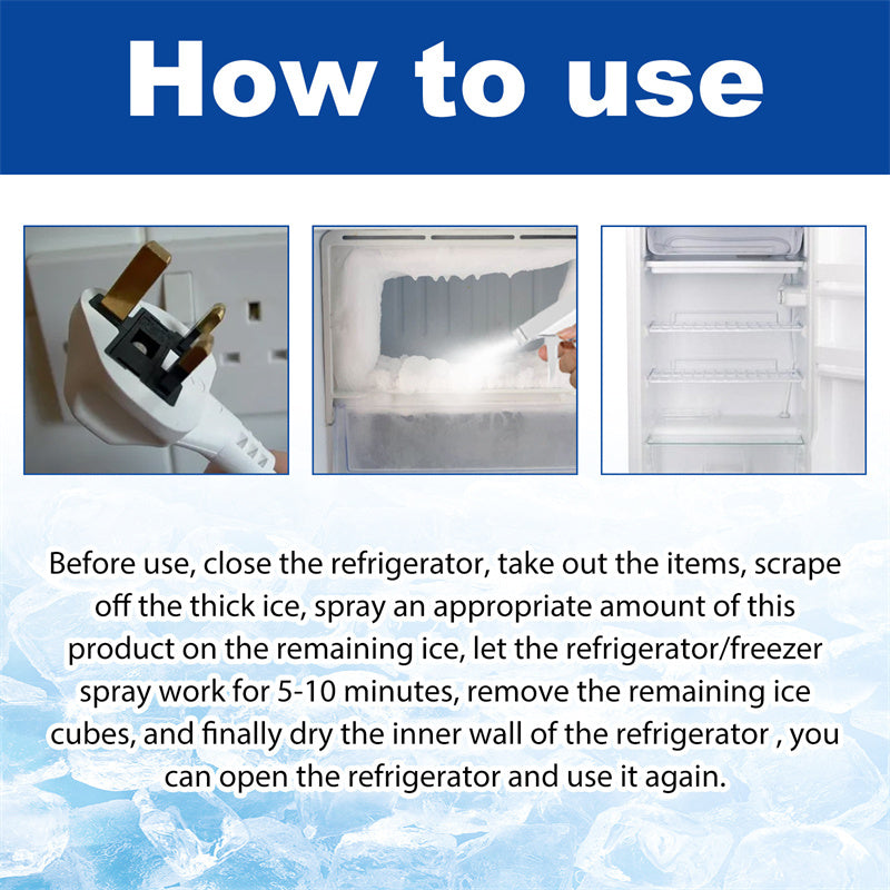 💥Biggest Sales - 50% OFF💥Fridge Freezer De-Icer Spray