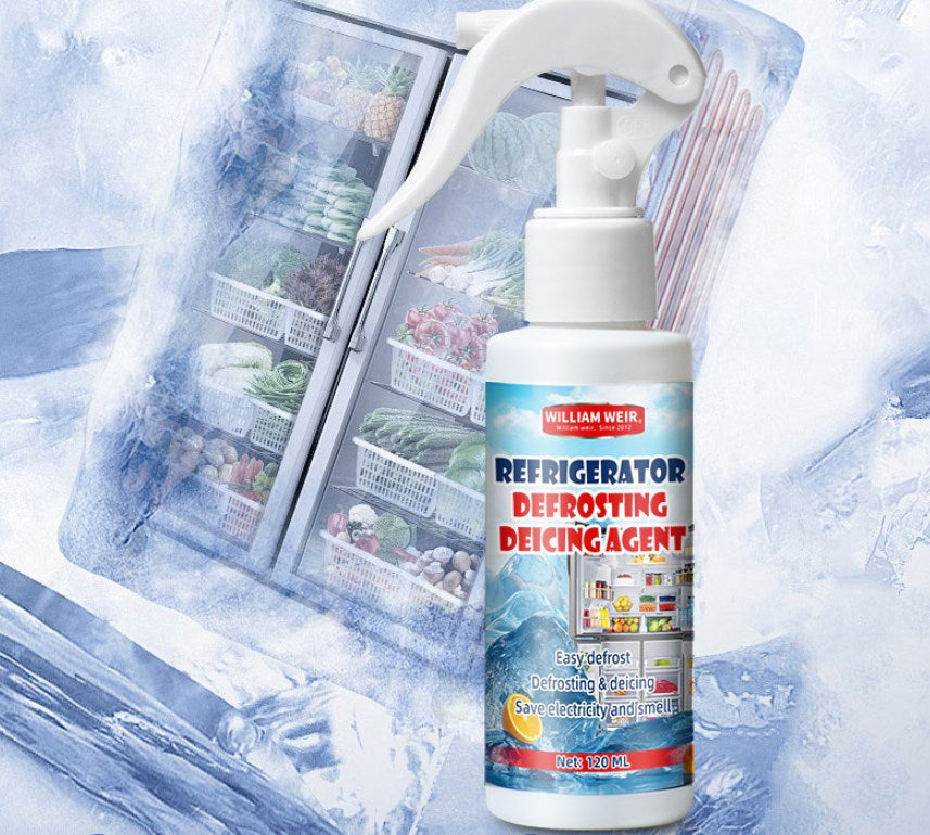 ⏳LAST DAY - Buy 2 Get 1 Free!!🧊Defrosting Spray for Fridge Freezer👍✨Includes Free Spatula
