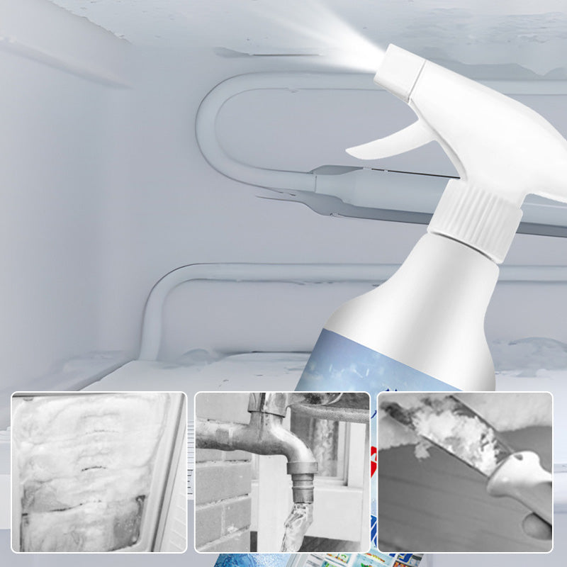 ⏳LAST DAY - Buy 2 Get 1 Free!!🧊Defrosting Spray for Fridge Freezer👍✨Includes Free Spatula