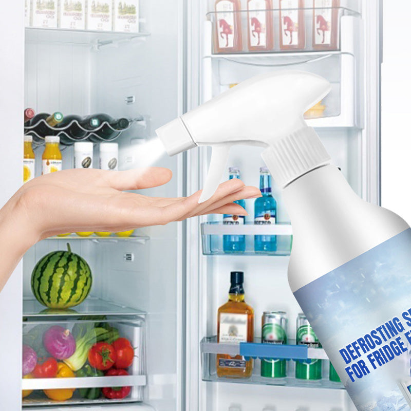 ⏳LAST DAY - Buy 2 Get 1 Free!!🧊Defrosting Spray for Fridge Freezer👍✨Includes Free Spatula