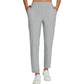 ⏳LIMITED OFFER 50% OFF🌞Women’s Fitted High-Waisted Zip-Pocket Trousers - 👖Lightweight, Breathable, Soft 26\"/27\" Ankle Pants with Zipper Pockets