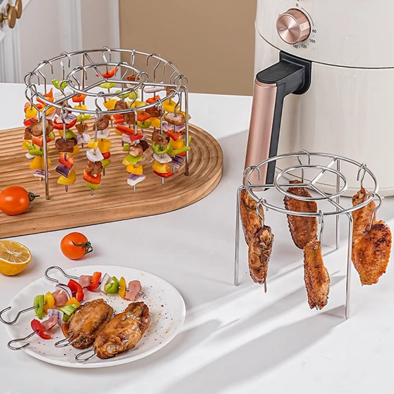 👍Hot Sale 49% OFF🥩Air Fryer Barbecue Grill Vertical Kebab Grill + Free Heat-Resistant Gloves🍤