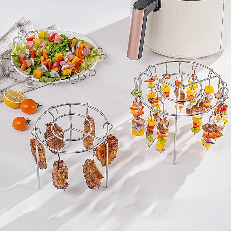 👍Hot Sale 49% OFF🥩Air Fryer Barbecue Grill Vertical Kebab Grill + Free Heat-Resistant Gloves🍤