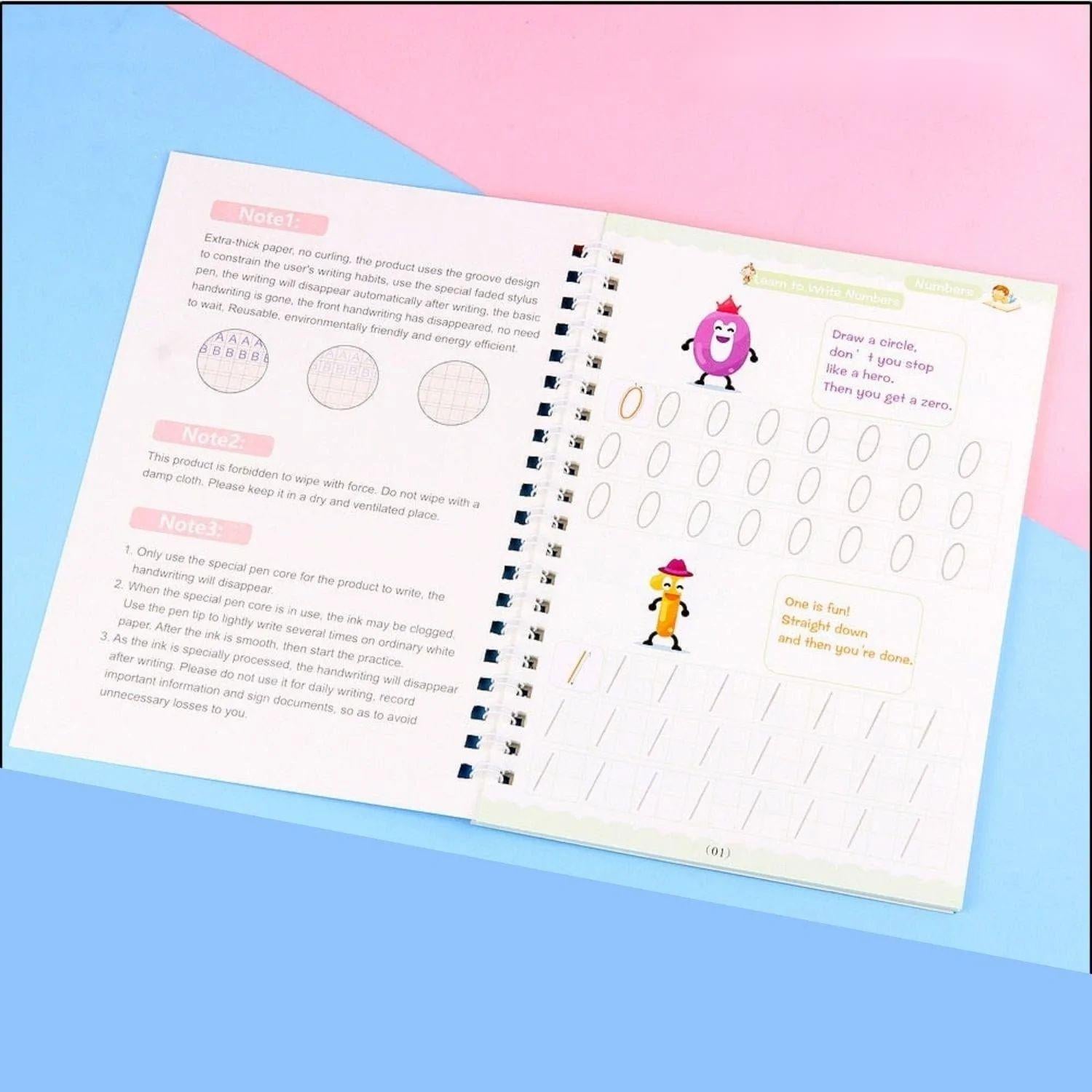 Magisches Kalligraphie Heft für Kinder