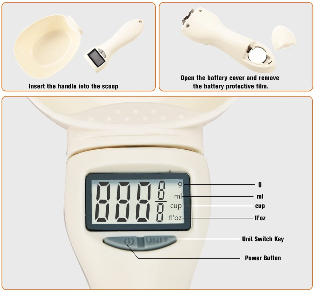 🏆LAST DAY 70% OFF🎁Food Electronic Measuring Scoop Scale