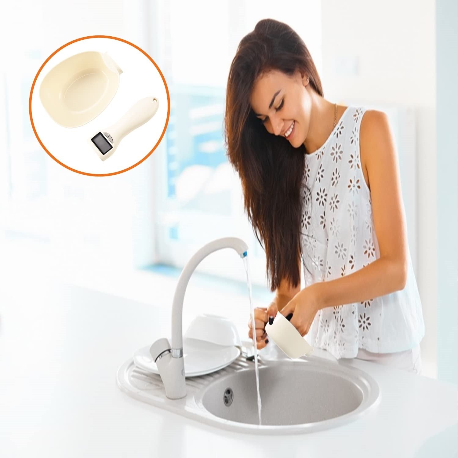 🏆LAST DAY 70% OFF🎁Food Electronic Measuring Scoop Scale