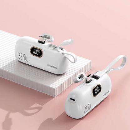 ✨【Limited Offer 50% OFF!】💕5000mAh Mini Power Bank – Ultra-Portable & Universally Compatible🔋📱-B