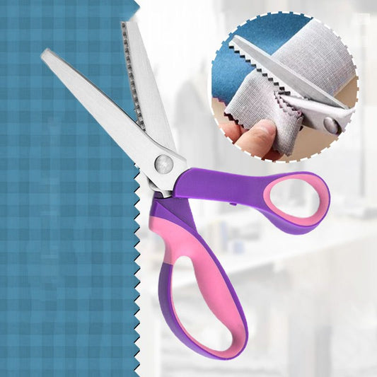 💖Early Autumn’s Sale 50% OFF🧵 Cut Through Layers Without Hand Strain – Premium Stainless Steel Pinking Shears. Ergonomic Soft-Grip. Free UK Delivery