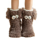 💗LAST DAY SALE 50% OFF-ONLY £10.99!!⚡50K+ SOLD💕Women's Plush Slippers Socks Floor Socks Winter Home Indoor Thickened Fleece-Lined Anti-Slip Adult Women's Plush Snow Socks Shoe Covers