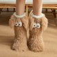 💗LAST DAY SALE 50% OFF-ONLY £10.99!!⚡50K+ SOLD💕Women's Plush Slippers Socks Floor Socks Winter Home Indoor Thickened Fleece-Lined Anti-Slip Adult Women's Plush Snow Socks Shoe Covers