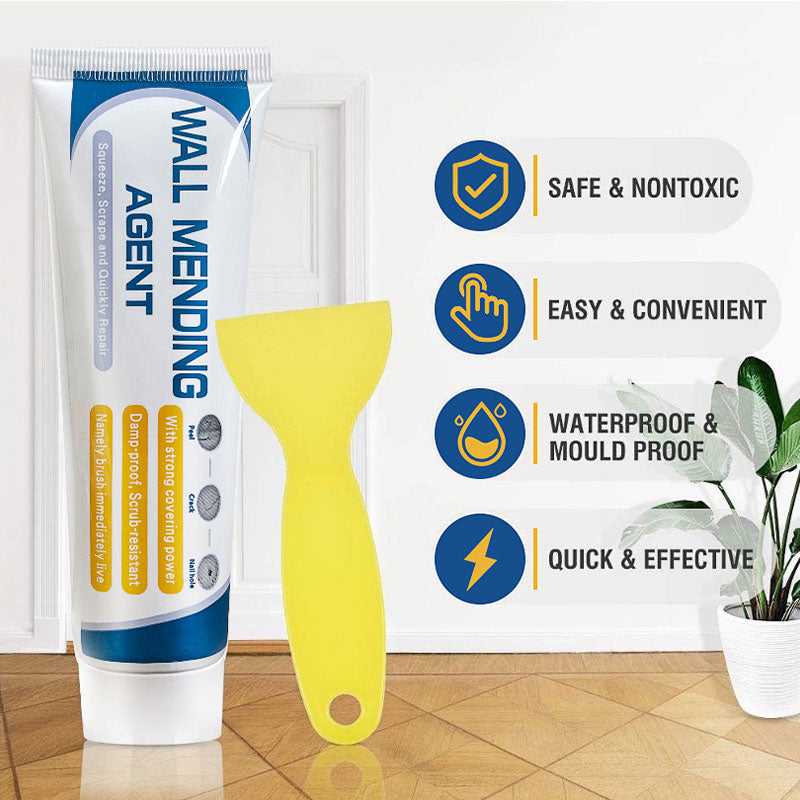 👍LAST DAY-BUY 1 GET 1 FREE🧱Efficient Drywall Repair Kit with Scraper🛠️✨