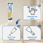 👍LAST DAY-BUY 1 GET 1 FREE🧱Efficient Drywall Repair Kit with Scraper🛠️✨