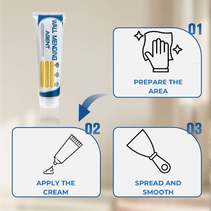 👍LAST DAY-BUY 1 GET 1 FREE🧱Efficient Drywall Repair Kit with Scraper🛠️✨