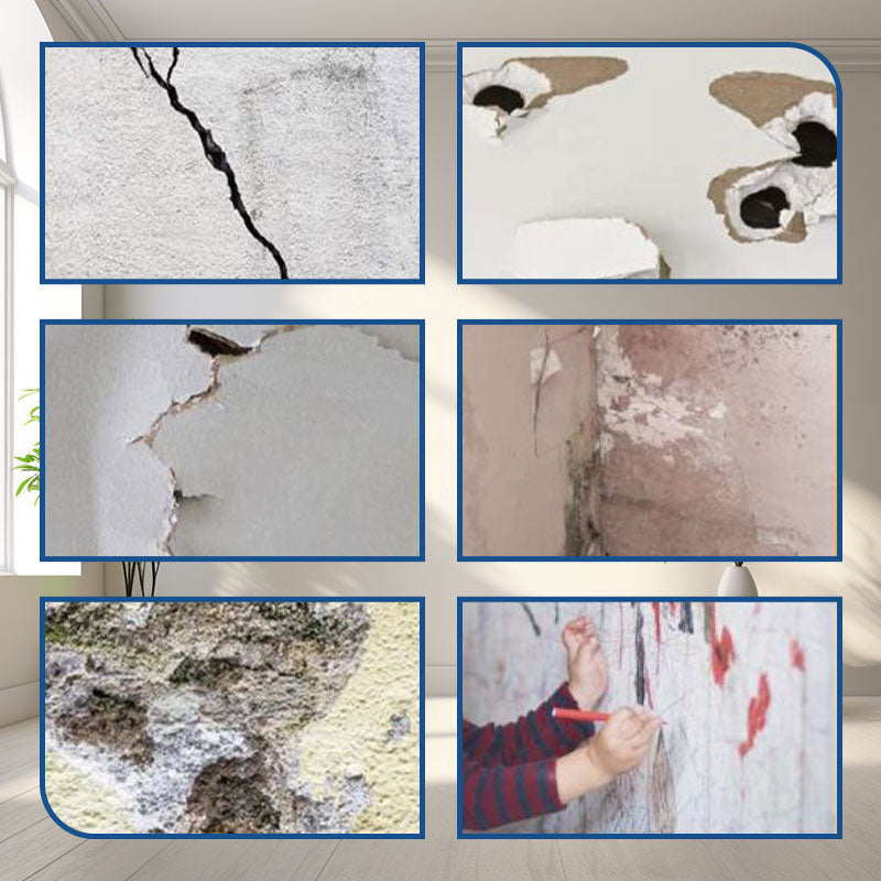 👍LAST DAY-BUY 1 GET 1 FREE🧱Efficient Drywall Repair Kit with Scraper🛠️✨