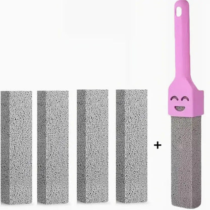 🧽 Last Day Special Price £9.99!!💞Pumice Cleaning Stick with 5 Refill Heads – Ergonomic handle, hanging storage.🔥 Powerful stain removal, replaceable pumice core. Save money & space. ✨