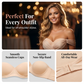 ⏳LAST WEEK SALE -ONLY £14.99!🖤💐Women's Convertible Strapless Minimiser Bandeau Bra Underwire Unlined for Large Bust