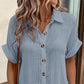 🎒50% OFF NOW ! ✨Women's Buttoned Short Sleeve Pocket Casual Shirt Dress