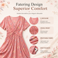 ✨【Limited Offer 50% OFF!】💕Women's V-Neck Floral Print Dress with Twist Waist