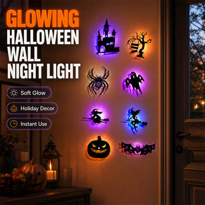 🎃HALLOWEEN SALE BUY 1 GET 1 FREE￡7.67!! 🦇Halloween Glow in Dark Wall Stickers👻🏰