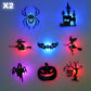 🎃HALLOWEEN SALE BUY 1 GET 1 FREE￡7.67!! 🦇Halloween Glow in Dark Wall Stickers👻🏰