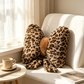 ⏳LAST DAY SALE 50% OFF– ONLY ￡10.99!!🐆🎀Leopard Print Bowknot Throw Pillow– Perfect for sofas, beds & boho decor ✨