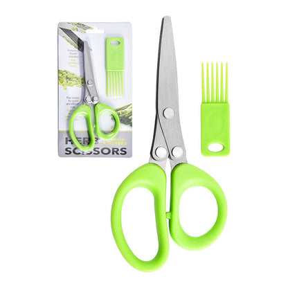 🥳HOT SALE🥳💞10K+ SOLD! Kitchen Scissors – From £6.99! 5-blade cutter, stainless steel & ergonomic grip. Chop herbs in seconds – grab yours! ✅