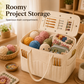 🎉Gift Idea 50% OFF💞🔥Multifunctional Zoned Storage Canvas Yarn Storage Bag with Needle Pockets🧶✨