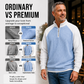🔥Last Day-50% OFF!!✨ Easy Everyday Comfort | Men's Waffle-Knit Quarter-Zip Shirt