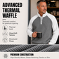 🔥Last Day-50% OFF!!✨ Easy Everyday Comfort | Men's Waffle-Knit Quarter-Zip Shirt