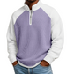 🔥Last Day-50% OFF!!✨ Easy Everyday Comfort | Men's Waffle-Knit Quarter-Zip Shirt
