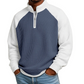 🔥Last Day-50% OFF!!✨ Easy Everyday Comfort | Men's Waffle-Knit Quarter-Zip Shirt