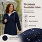 ⏳LAST DAY SALE £19.98!! TODAY! 💥🌧️💥 Women's Outdoor Waterproof Hooded Jacket 🧥