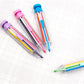 🌈 Last Day Special Price £9.99! 🎨Buy 1 Get 1 Free🎁8-colour push-button coloured pencils, free from any chemical ingredients