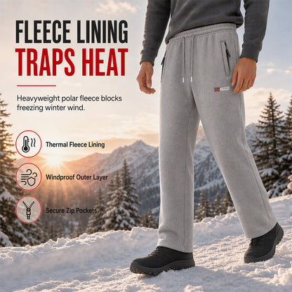 🔥LAST DAY HOT SALES - 50% OFF❄️👫 Unisex Thickened Warm Fleece Pants👖🥶Super Cozy & Warm for Cold Days