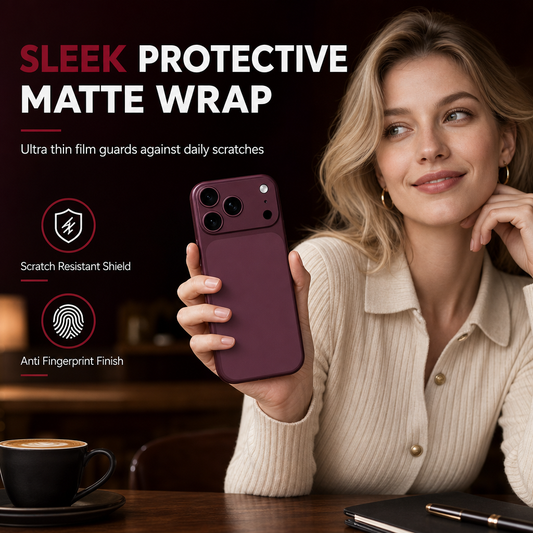 ✨ Save 50%!⏰ Protect Your Phone Without the Bulk! 📱🛡️ Full-Wrap Scratch-Resistant Back Skin