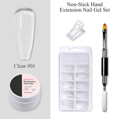 💅✨Time-Limited Special Price: ￡10.99!! ⏳Solid Nail Extension Builder Gel — Non-Flowing, Easy to Use 🥳Free handheld mini UV nail lamp💡