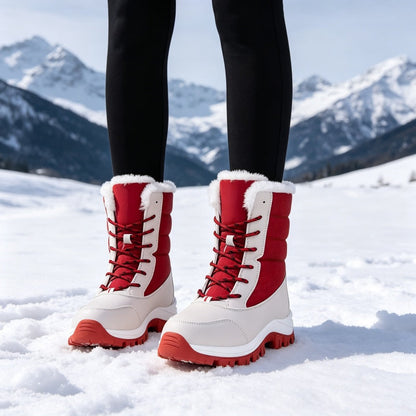 ❄️LAST DAY SALE 50% OFF💙🥾Women's Waterproof Plush-Lined Snow Boots | Dry & Toasty – Cozy Mid-Calf Warmth for Winter Days ✨