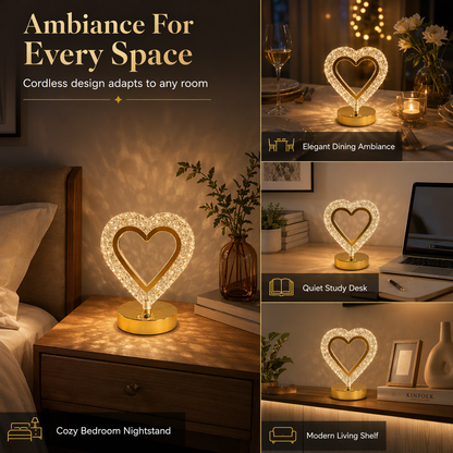 ⏳LAST DAY SALE ONLY ￡15.99!!🔥Rechargeable Touch Control Night Light | 3 Color Stepless Dimmable Bedside Atmosphere Lamp for Bedroom💖💡