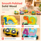 💥Gift Idea - 50% OFF🚂 Magnetic Wooden Number Train Toy – connectable cars, early counting & imaginative floor play. Safe, smooth polished wood for ages 3+! 🔢✨