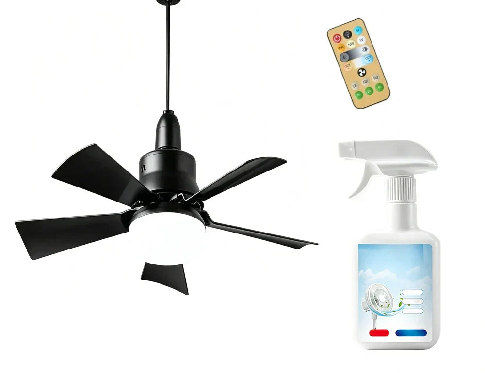 🏆LAST DAY SALE 49% OFF🔥SmartBreez™ 40W LED Ceiling Fan Light – 20.5” Ultra-Quiet with Remote 🎯 | E27 + FREE B22 Adapter 🔌 | For Bedroom 😴, Kitchen 👩‍🍳 & Garage 🛠️ – UK Ready! 🇬🇧